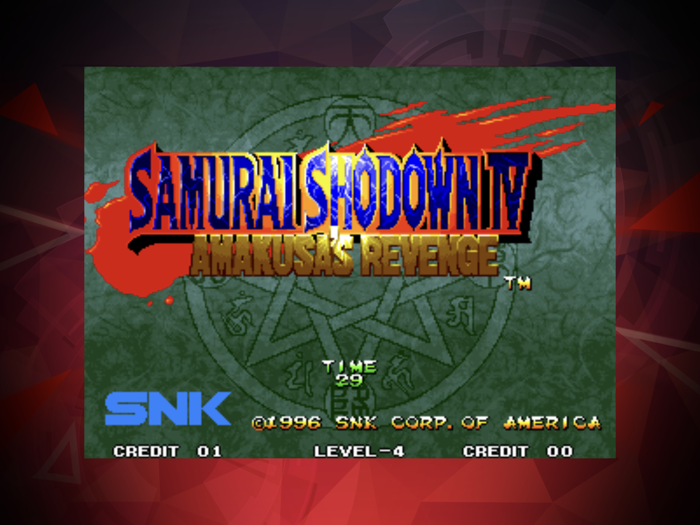 SAMURAI SHODOWN IV ACA NEOGEO