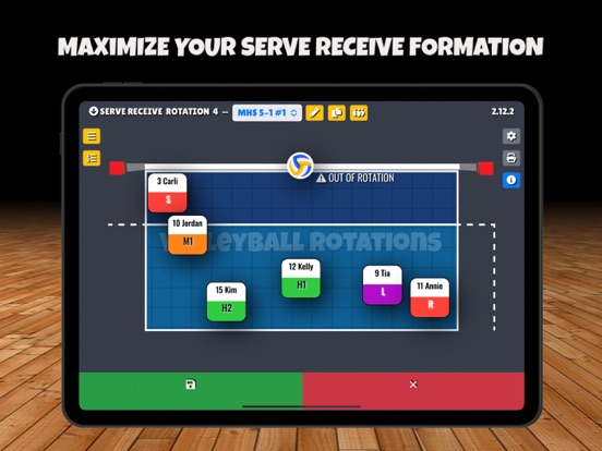 Volleyball Rotationsのおすすめ画像2