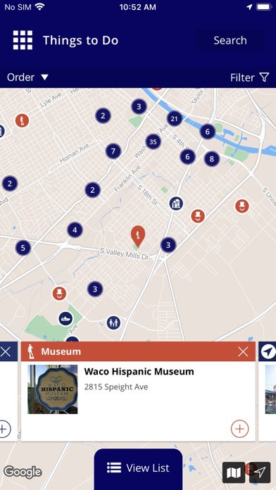 Visit Waco TX Screenshot