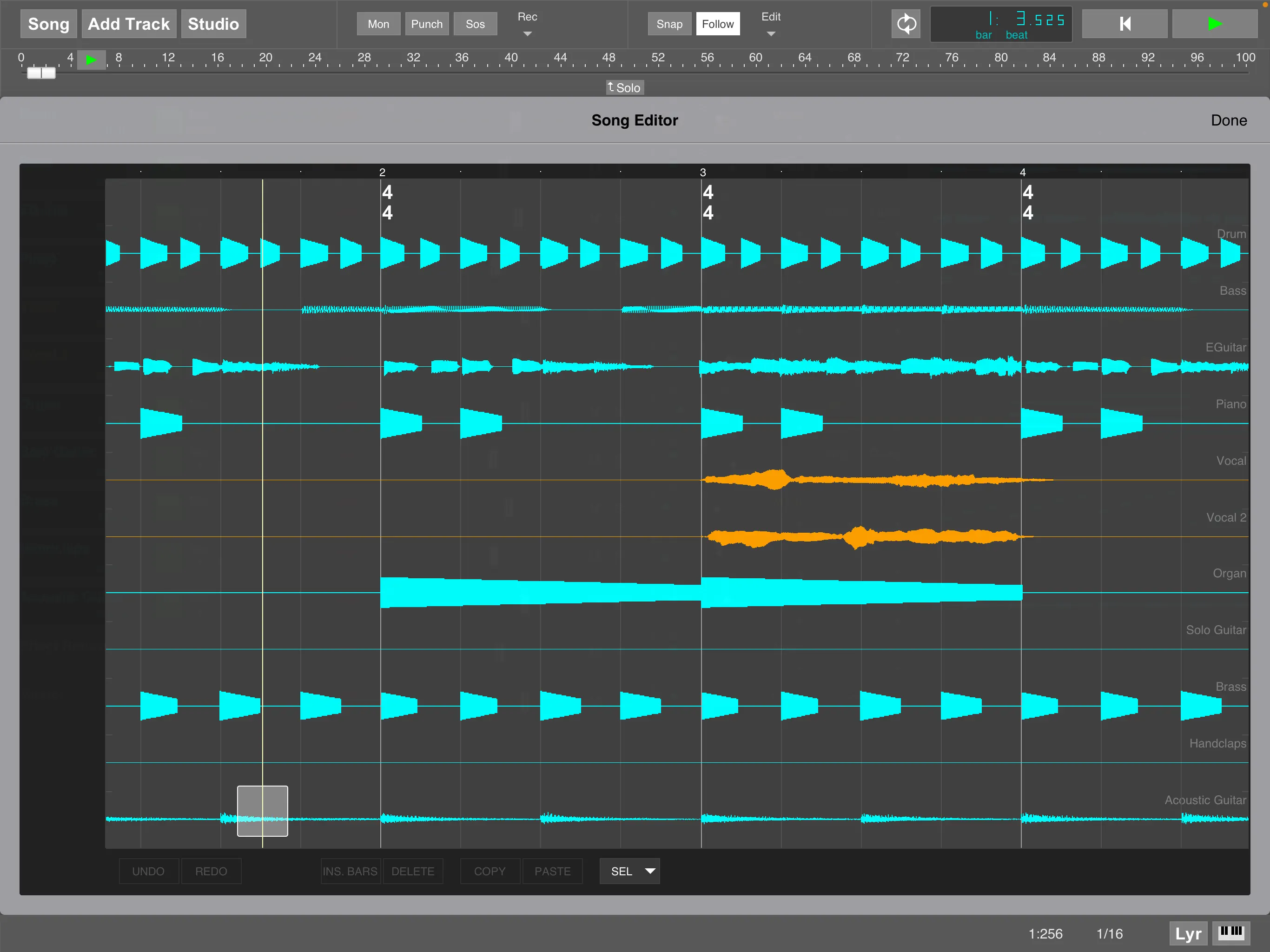 #10. MultitrackStudio for iPad (iOS) Podle: Giel Bremmers