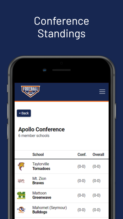 IHSA Football Screenshot