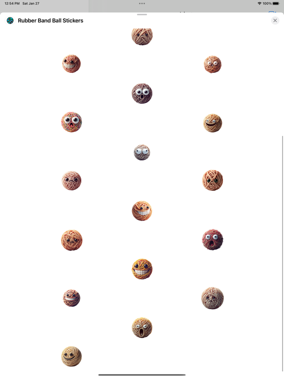 Screenshot #5 pour Rubber Band Ball Stickers