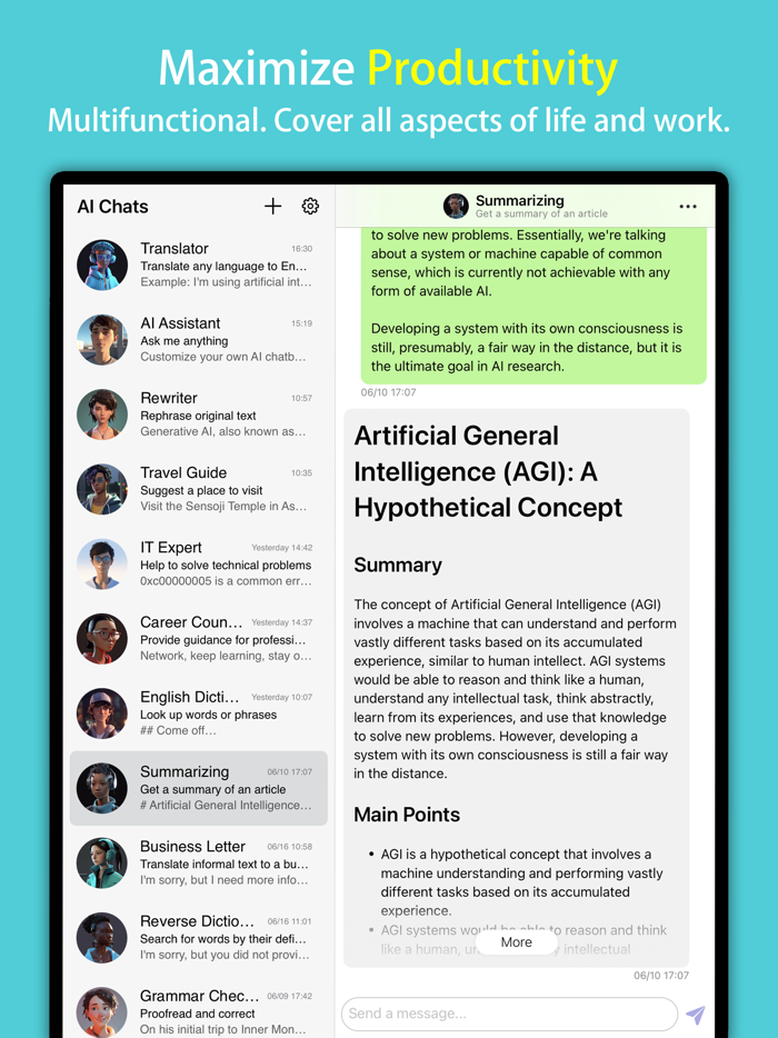 AI Chat Ask AI Chatbot Open X