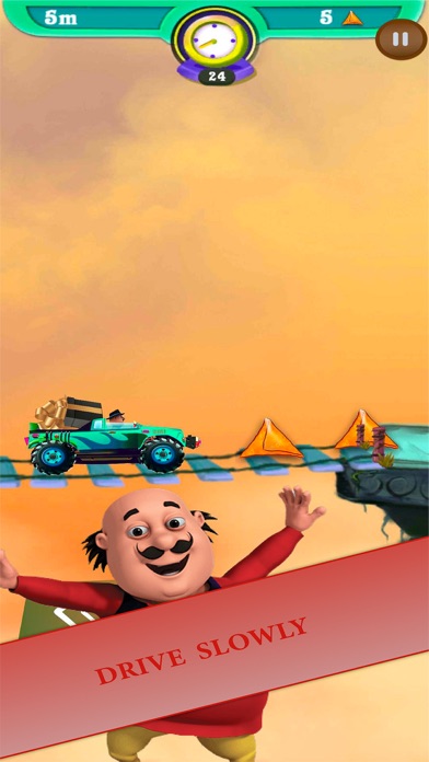 Motu Patlu Hill Racing Game Screenshot