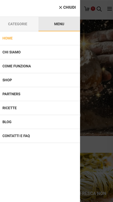Pasta Fresca | Shop Screenshot