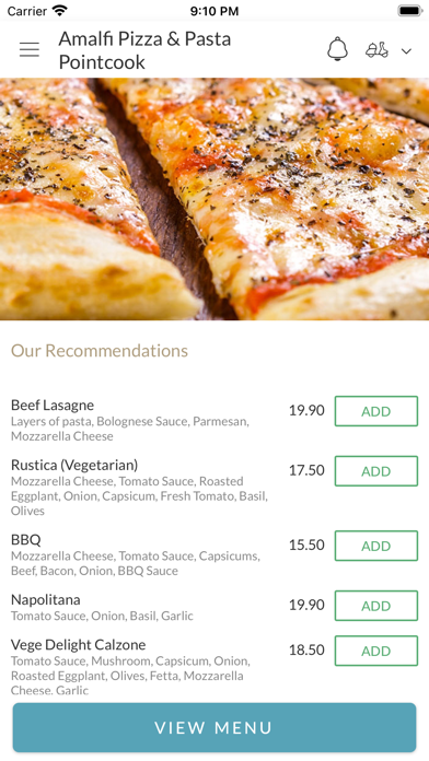 Amalfi Pizza & Pasta Pointcook Screenshot