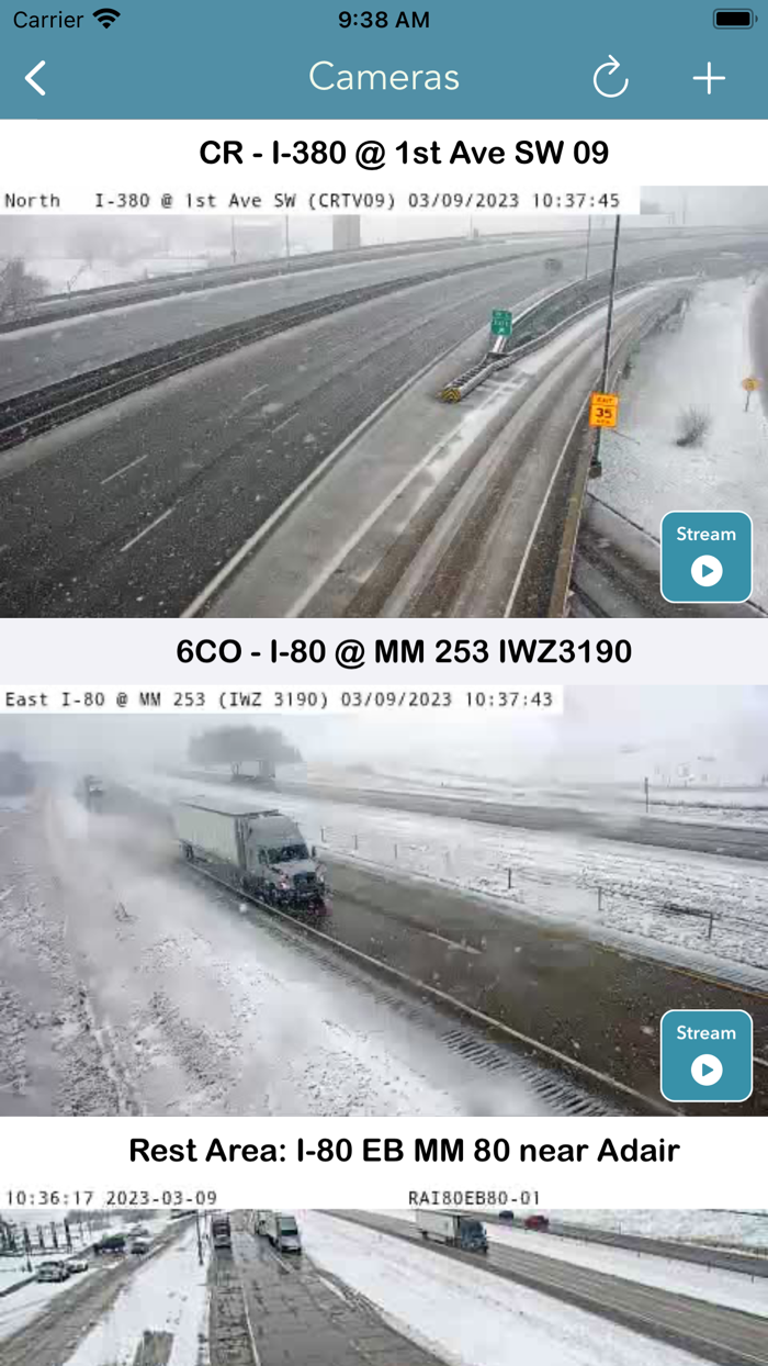 Iowa 511 Traffic Cameras