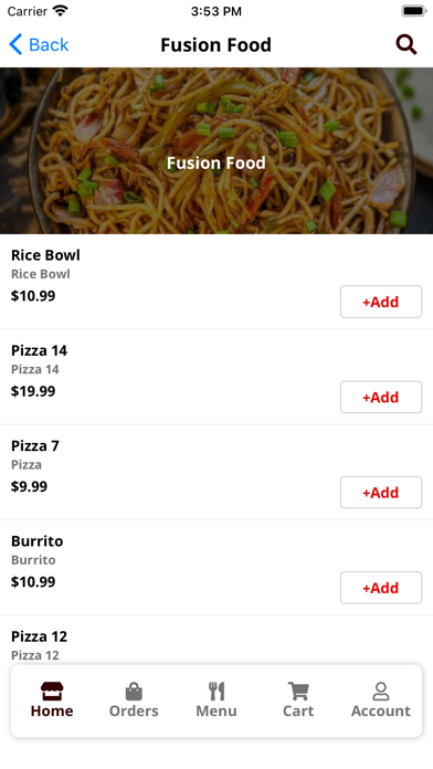 Jitis Indian Fusion Food Screenshot