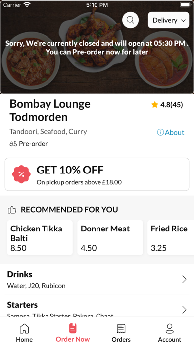 Bombay Lounge Todmorden Screenshot