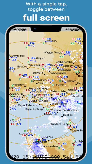 Rain Radar+ AU - BOM Radar Screenshot