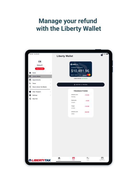 Liberty Tax iPad screenshot 4 - Finance app