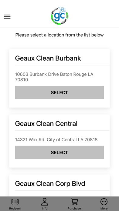 Geaux Clean Screenshot