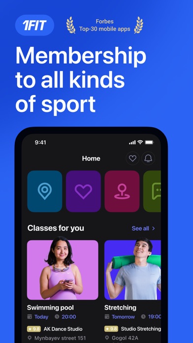 1Fit – All kinds of sports Screenshot