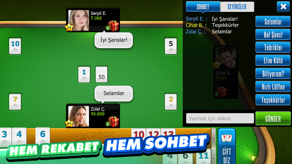 #5. Çanak Okey Plus (iOS) Bởi: Zynga Inc.