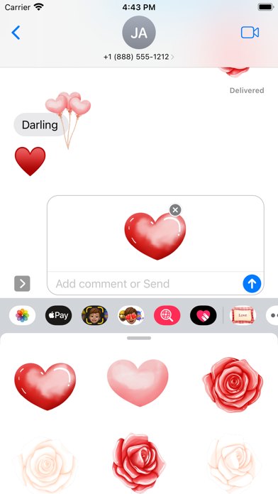 Love Stickers for Valentine's Screenshot