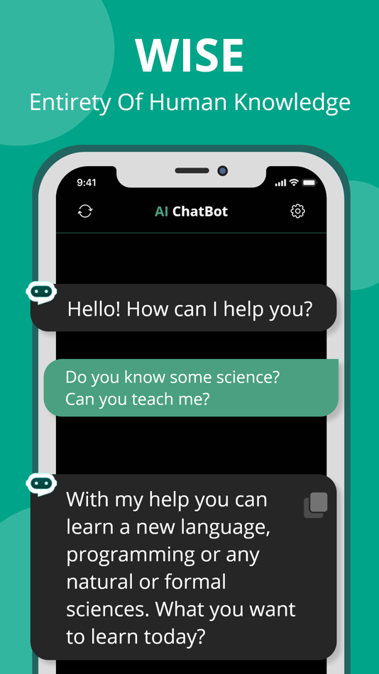#3. AI Chatbot (iOS) Podle: Mebruke Kizil