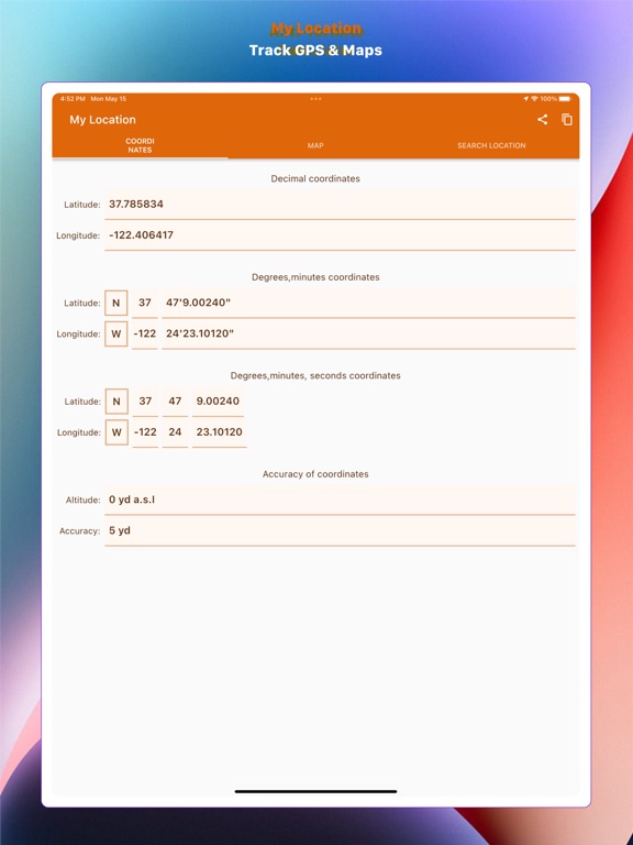 Screenshot #4 pour My Location - Track GPS & Maps