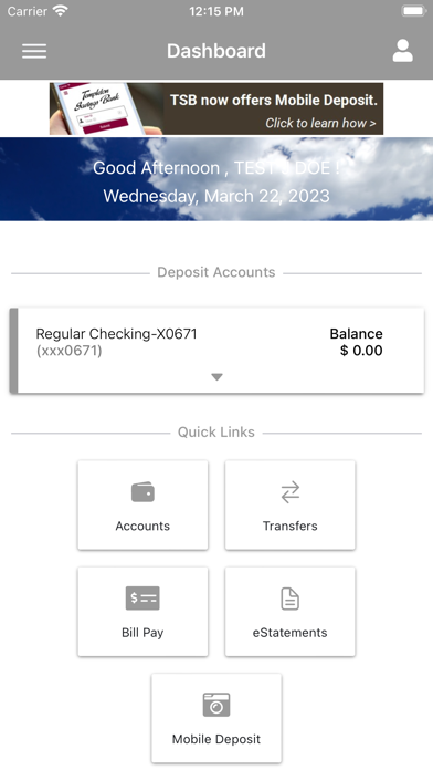 Templeton Savings Bank Mobile Screenshot