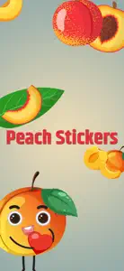 Peach Stickers screenshot #1 for iPhone