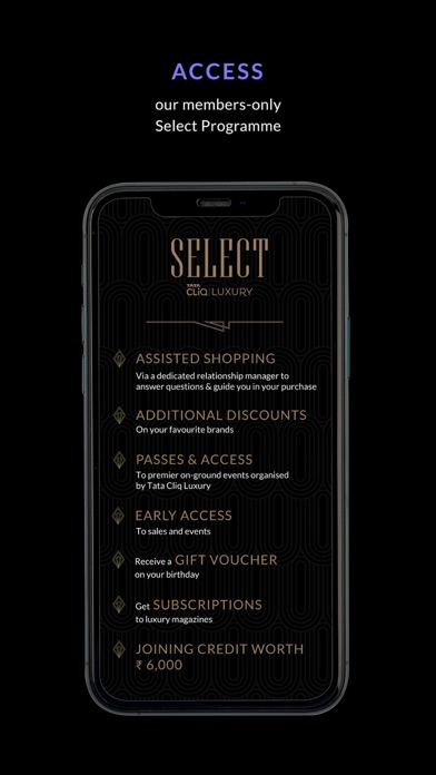 Tata CLiQ Luxury Shopping App Screenshot