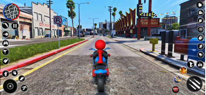 Stickman Rope Hero Simulator