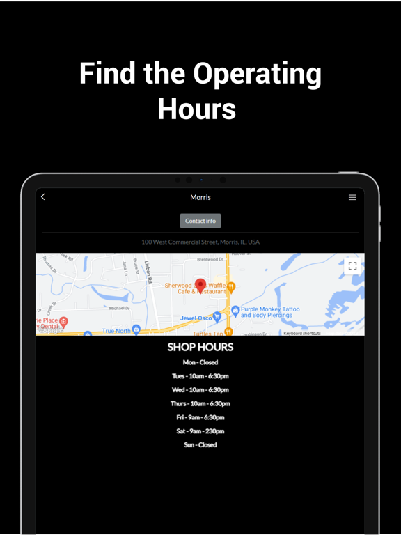 Luevanos Barber Lounge iPad screenshot 2 - Business app