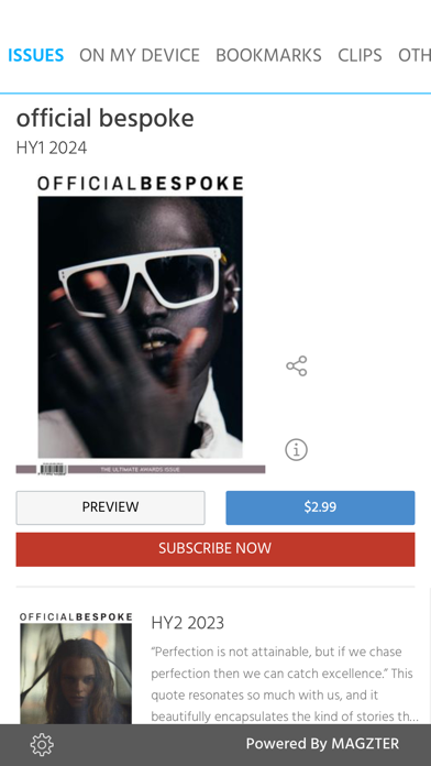 official bespoke Screenshot 1 - AppWisp.com official bespoke Screenshot 1 - AppWisp.com