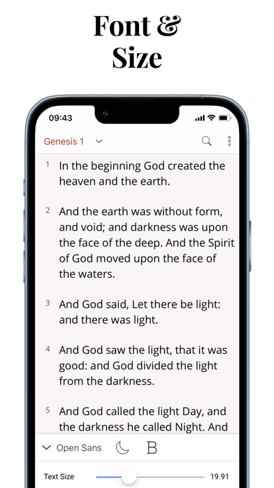 Audio Bible Offline Study App Screenshot