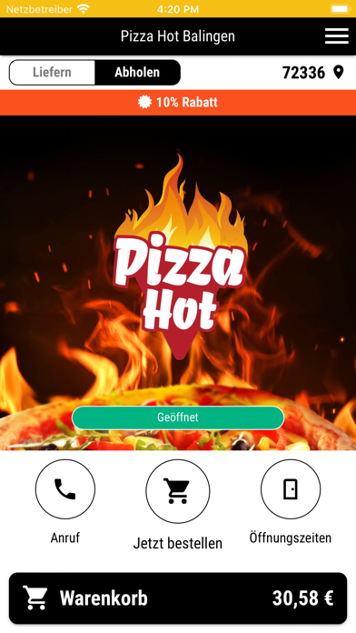Pizza Hot Balingen Screenshot