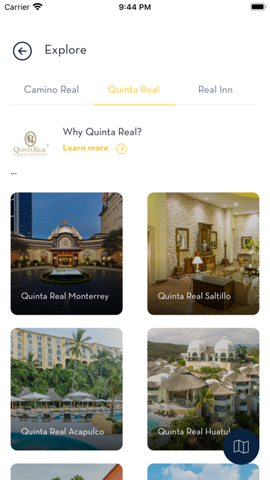Camino Real Hoteles Screenshot