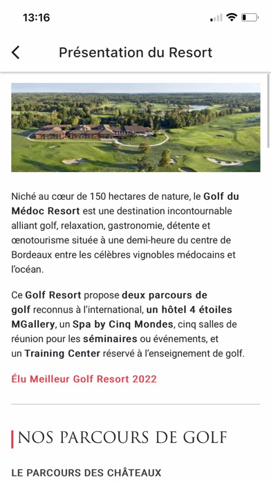 Golf du Médoc Resort Screenshot