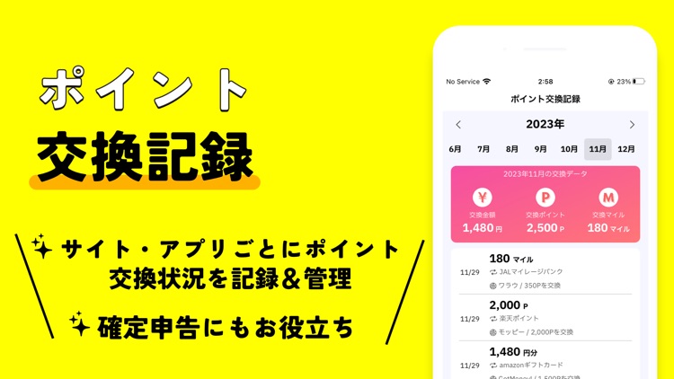 ポイ活記録 - ポイント獲得状況を一元管理