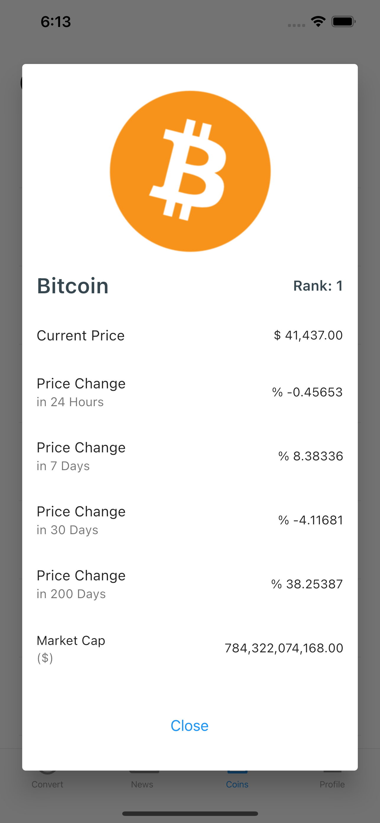 Crypto Gain Loss Converter screenshot 4