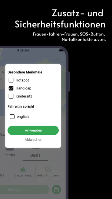 quickz - Günstige Fahrten Screenshot