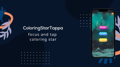 Screenshot #1 pour ColoringStarTappa