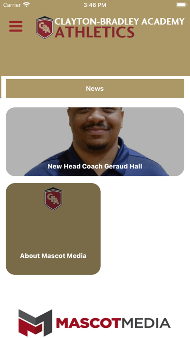 Clayton-Bradley Athletics Screenshot