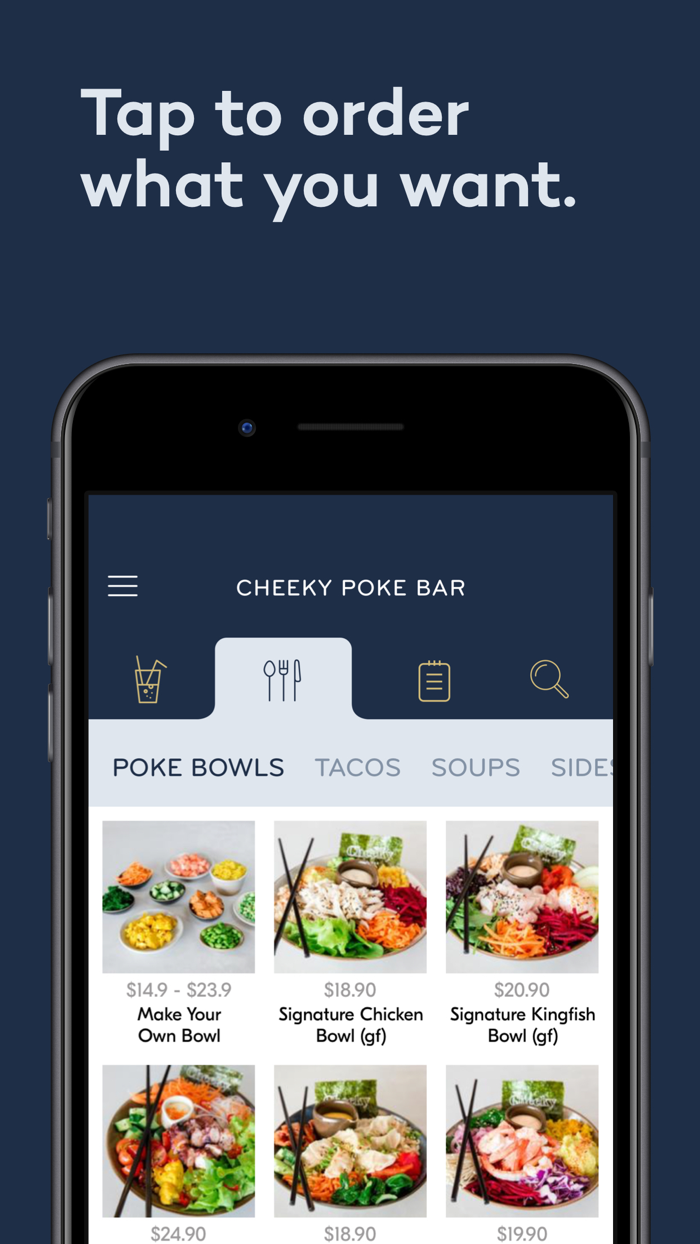 Cheeky Poké Bar Order and Pay