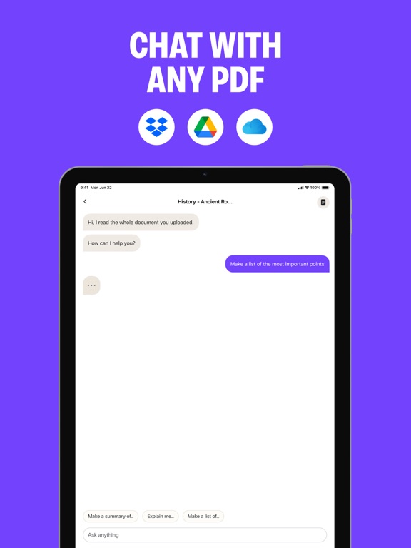 Screenshot #4 pour ChatPDF AI - Chattez avec PDFs