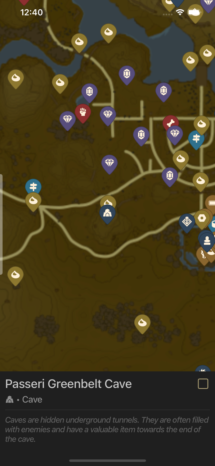 Map for Tears of the Kingdom