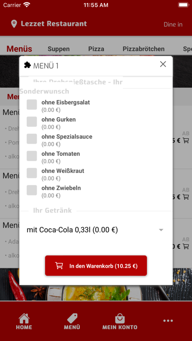 Lezzet Restaurant Screenshot