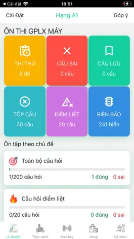 Game screenshot Ôn Thi GPLX Xe Máy mod apk