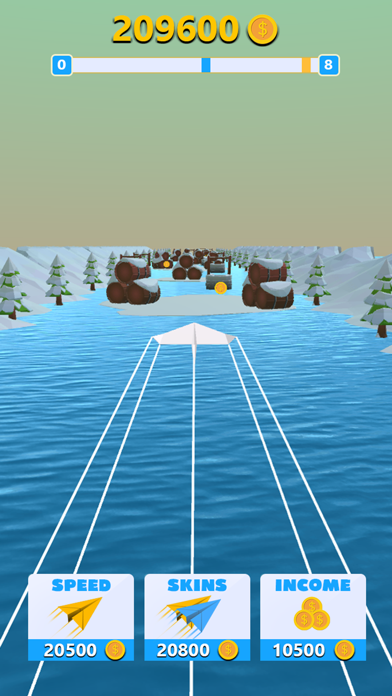 Fly Paper Plane Game Screenshot