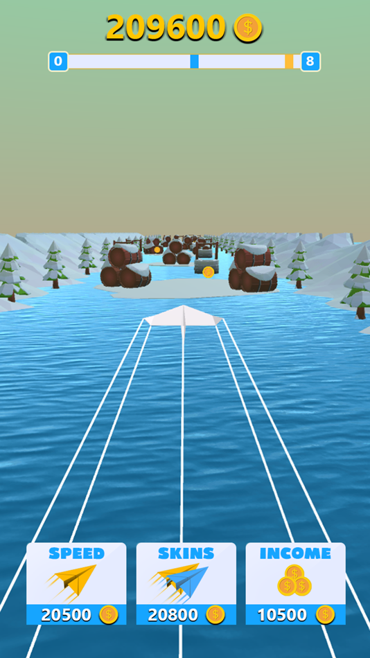 #6. Fly Paper Plane Game (iOS) Podle: Adnan Elahi