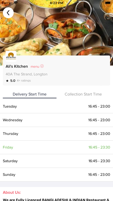Ali's Kitchen Screenshot