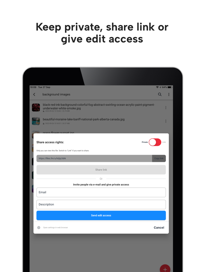 Files.fm Cloud storage