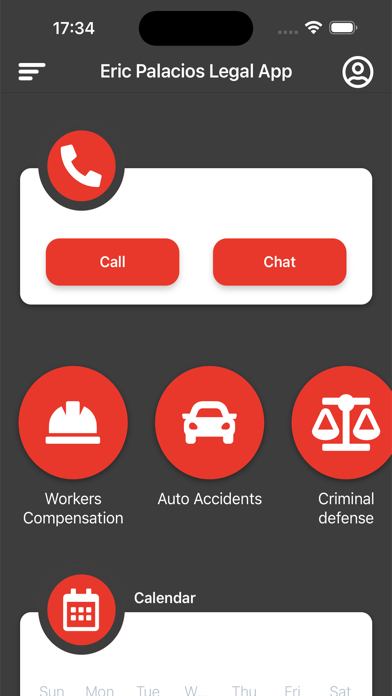 Eric Palacios Legal App Screenshot