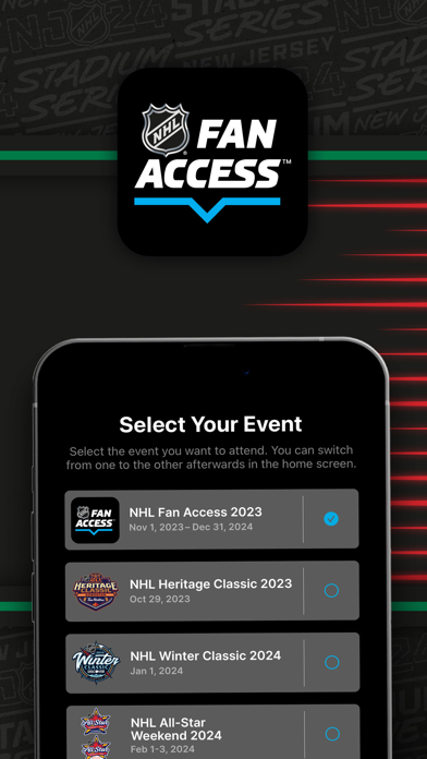 Screenshot #1 pour NHL Fan Access™