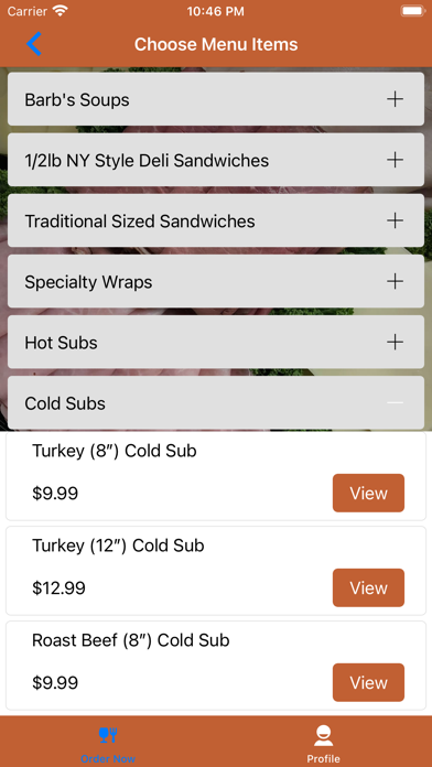 McClure's NY Deli Screenshot