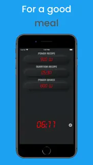 microwave timer iphone screenshot 3
