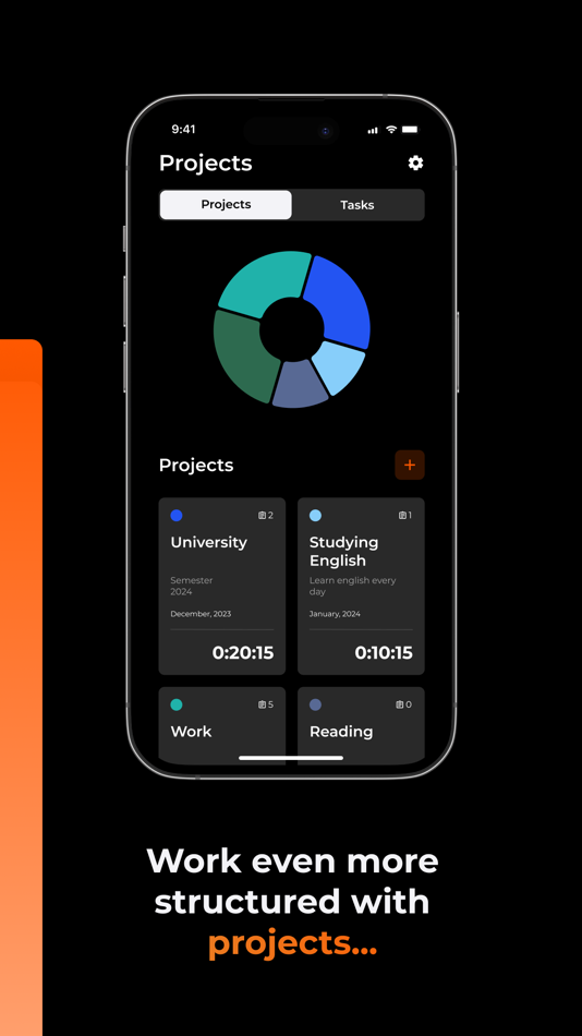 #4. Focus Now - Pomodoro Timer (iOS) Podle: FERDINAND VALENTIN OBERMEIER